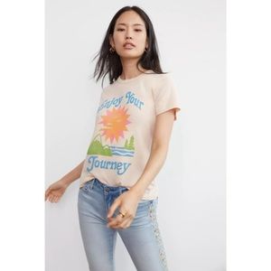 Anthropologie Enjoy Your Journey Graphic Tee
